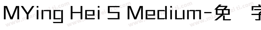 MYing Hei S Medium字体转换